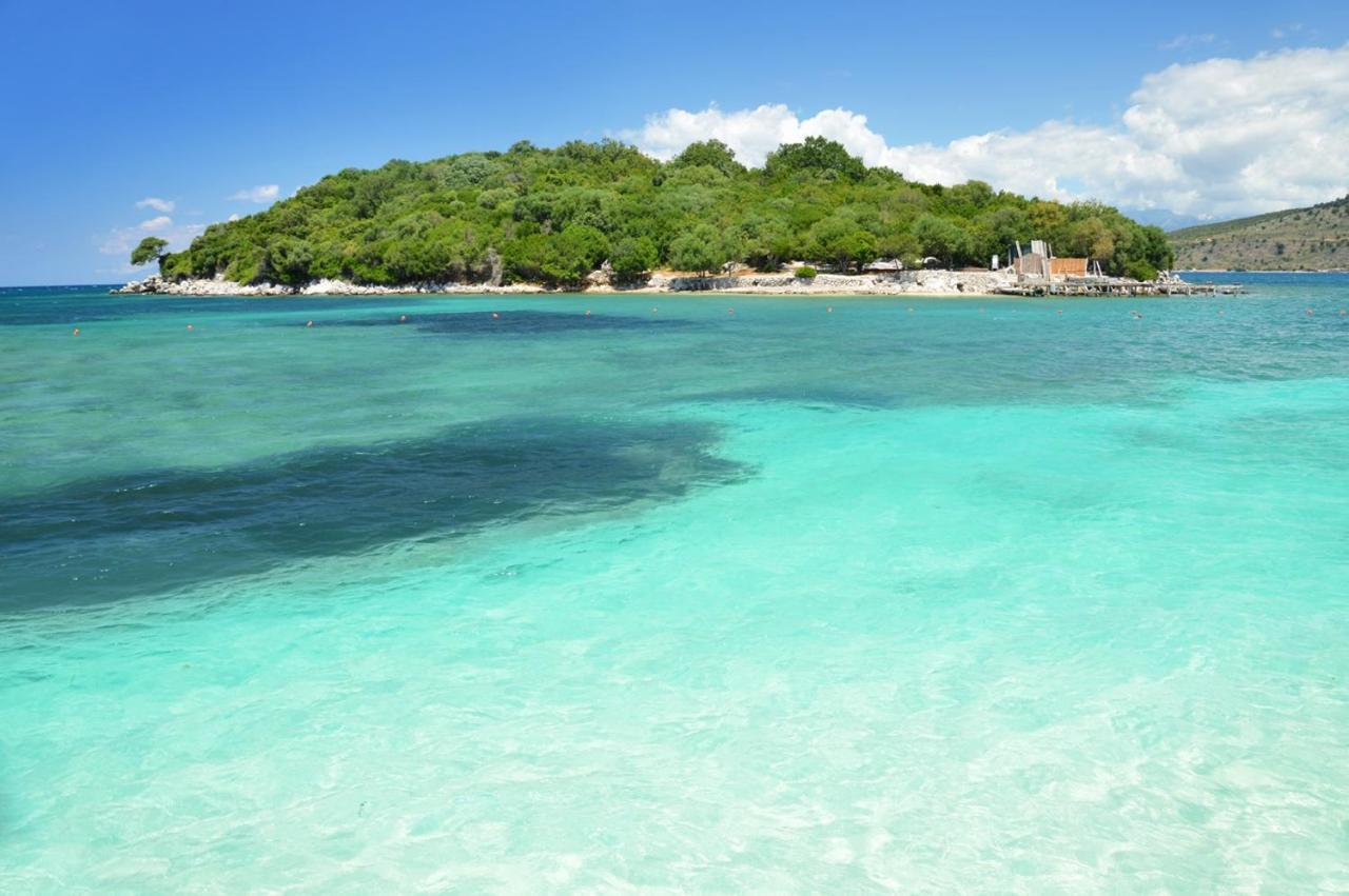 Guesthouse Flamur Ksamil Bagian luar foto